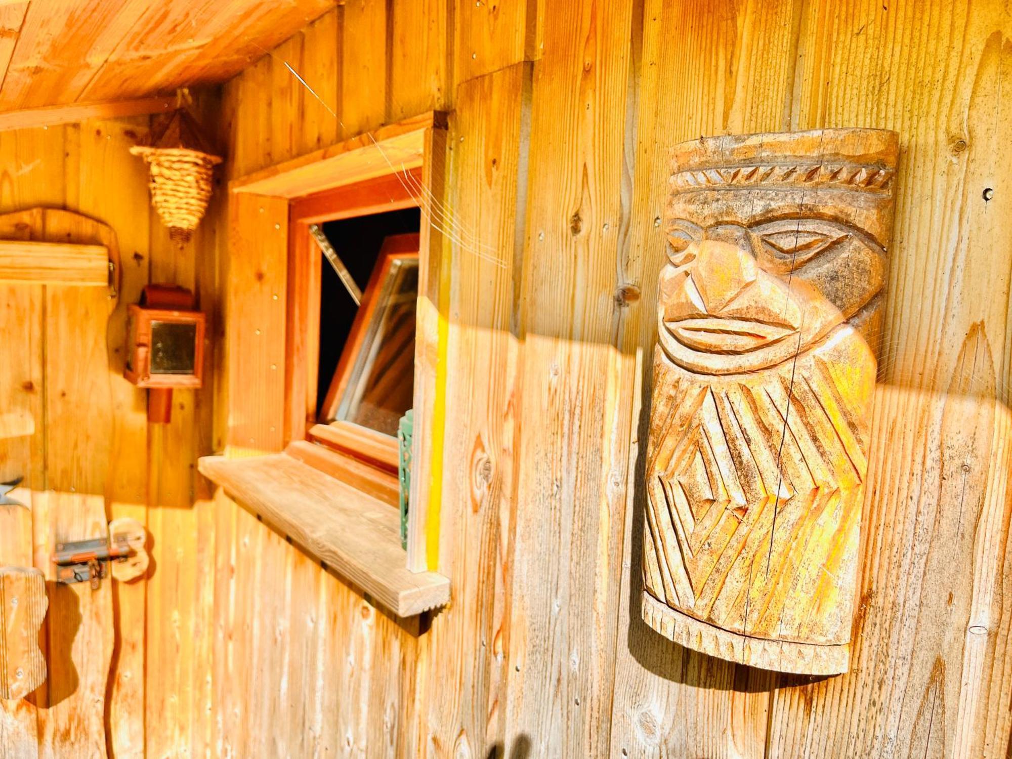 La Cabane Perchee Du Trappeur Écrainville 외부 사진
