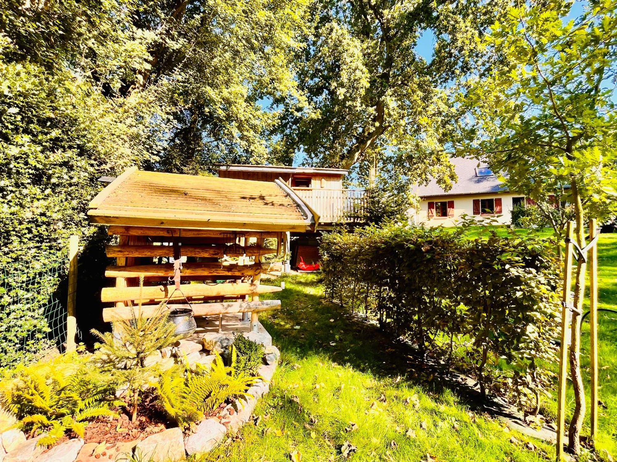 La Cabane Perchee Du Trappeur Écrainville 외부 사진