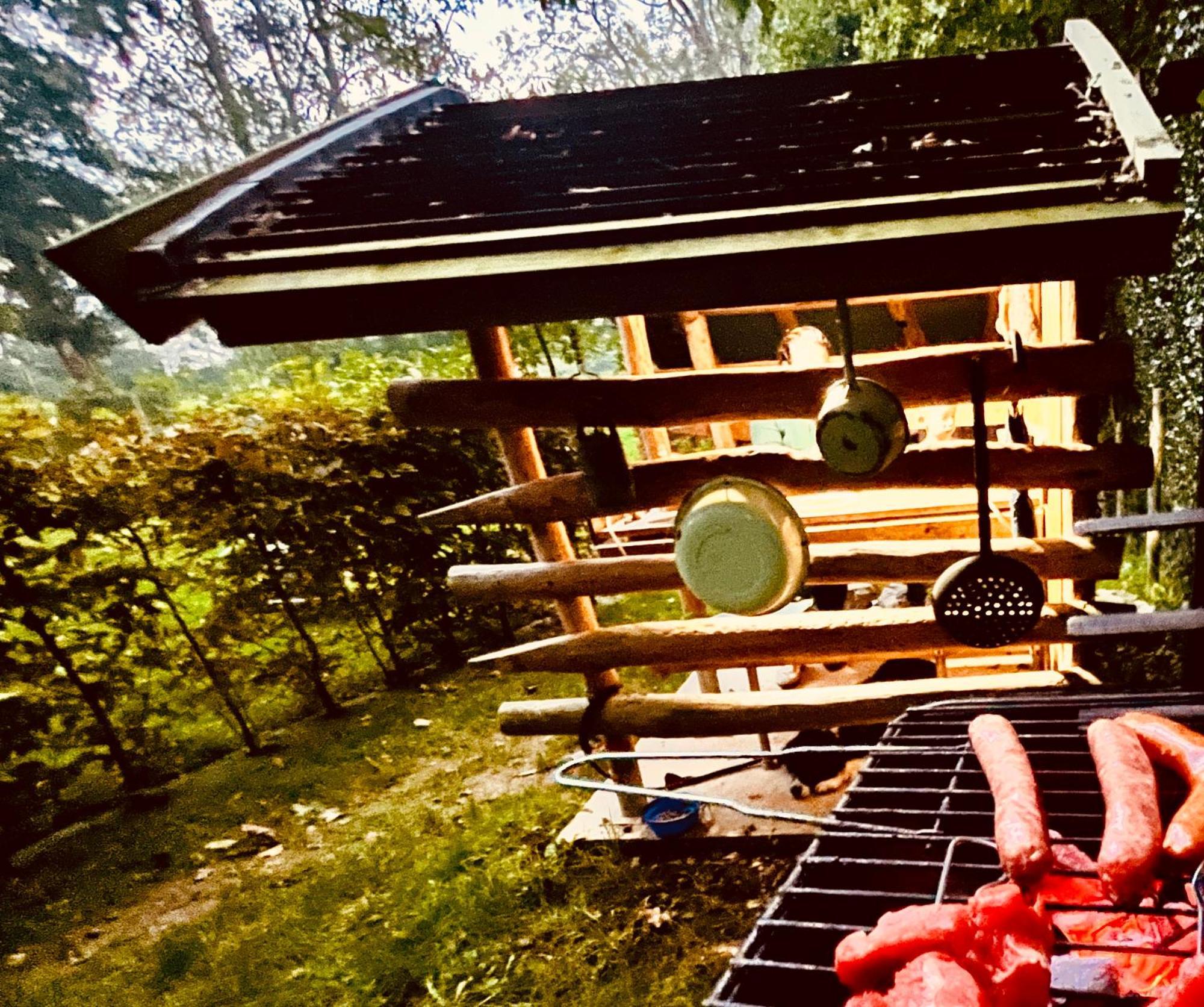 La Cabane Perchee Du Trappeur Écrainville 외부 사진